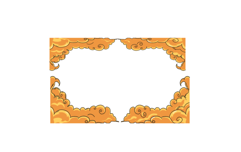 春节主图元素 拆解图-云