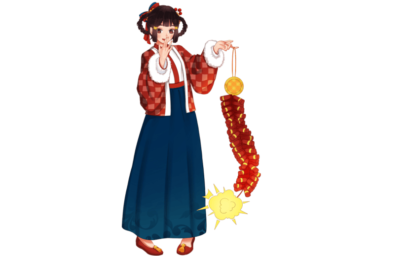 春节元素主题素材