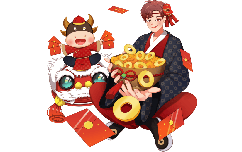 春节元素主题素材