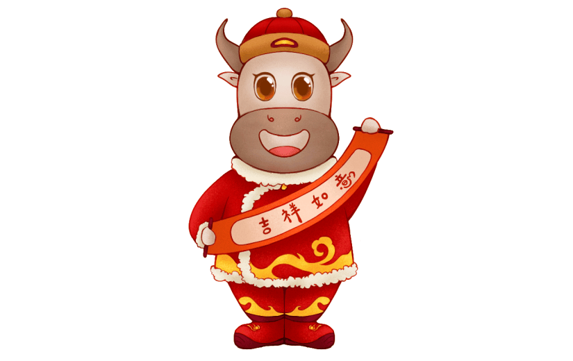 牛年春节元素主题素材