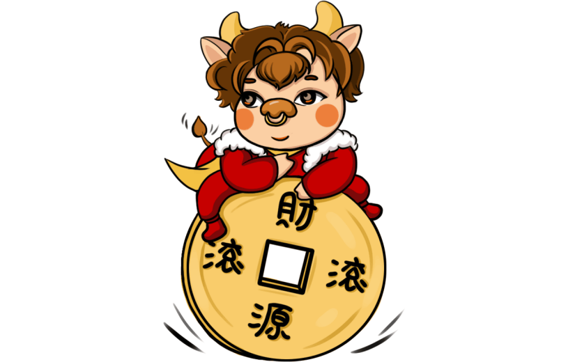 牛年春节元素主题素材