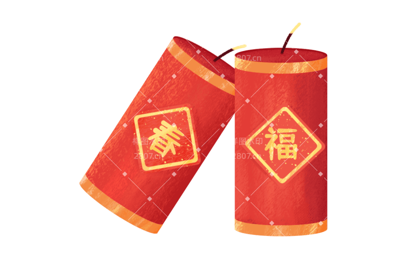 春节物品主题素材