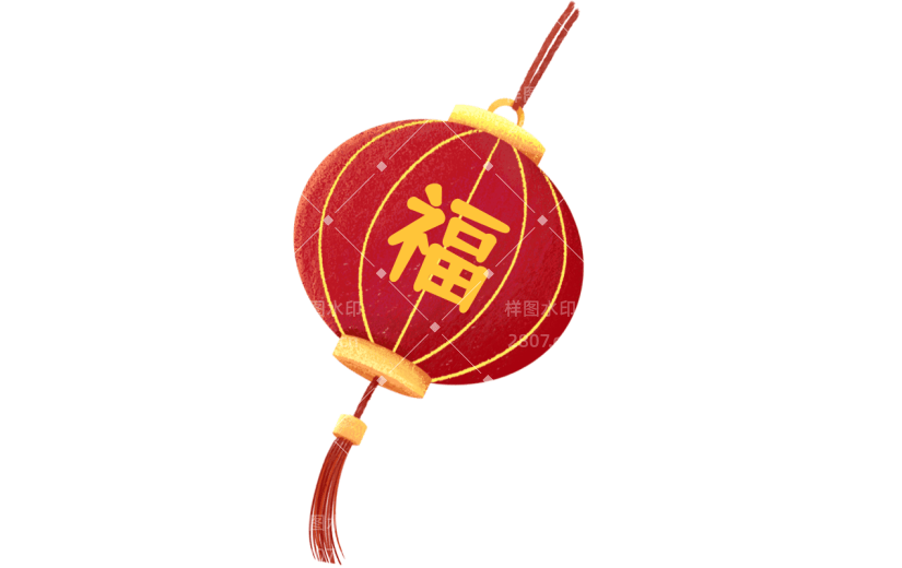 春节物品主题素材