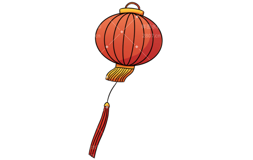 春节主题元素贴纸