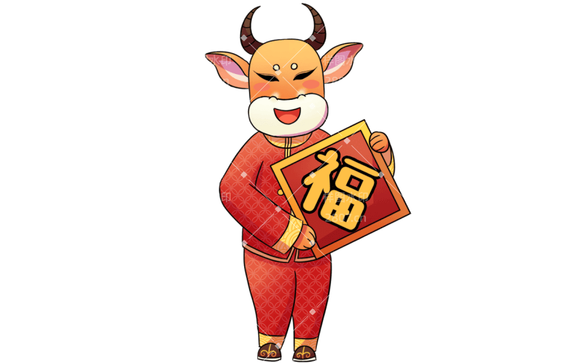 春节主题元素贴纸