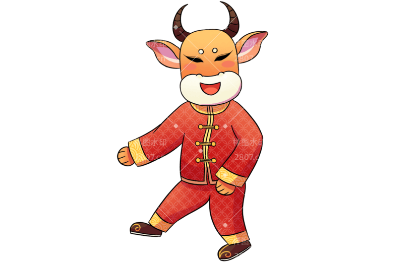 春节主题元素贴纸