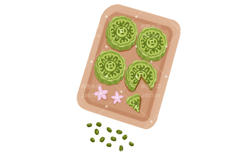 中国风主题糕点食物