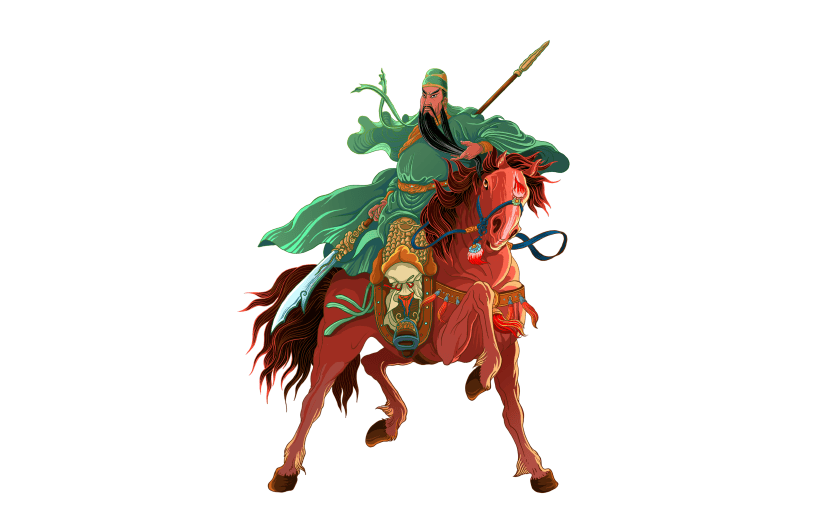 中国风-国潮三国人物插画4