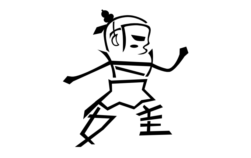 矢量-象形卡通人物常规贴纸-葫芦娃