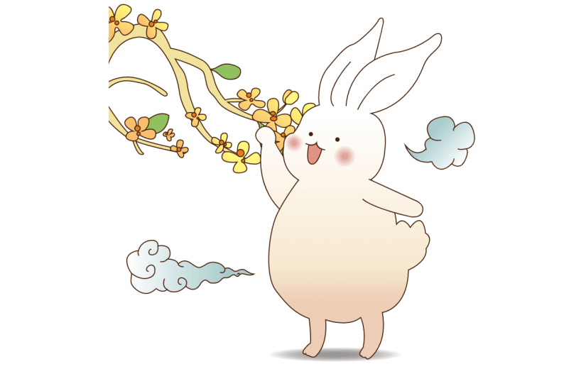 中秋相关贴纸-SVG-兔子