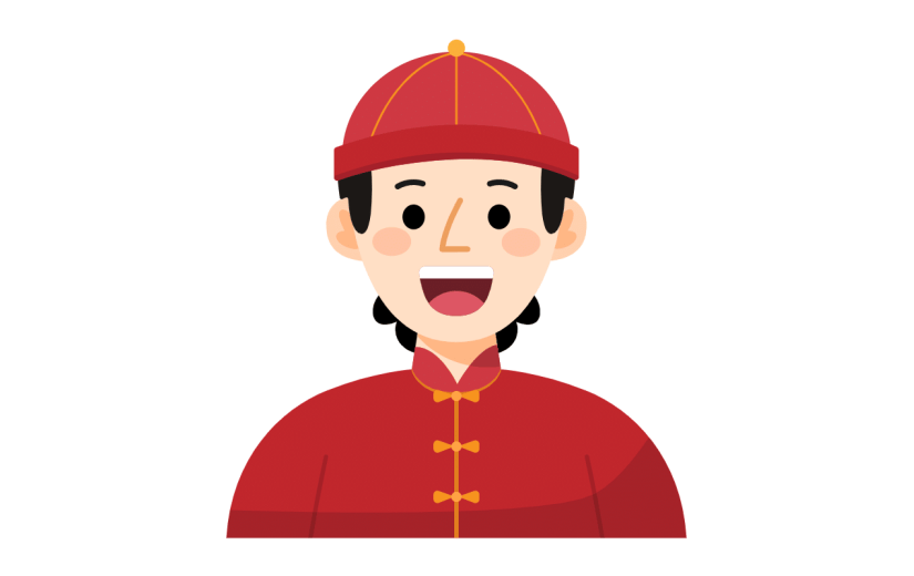 ICON-人物头像元素-服务生3