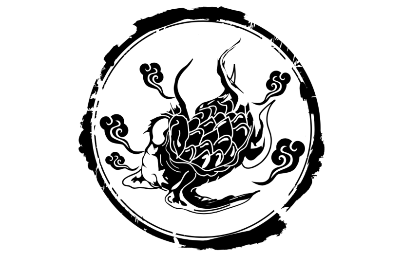 手绘-传统图腾贴纸