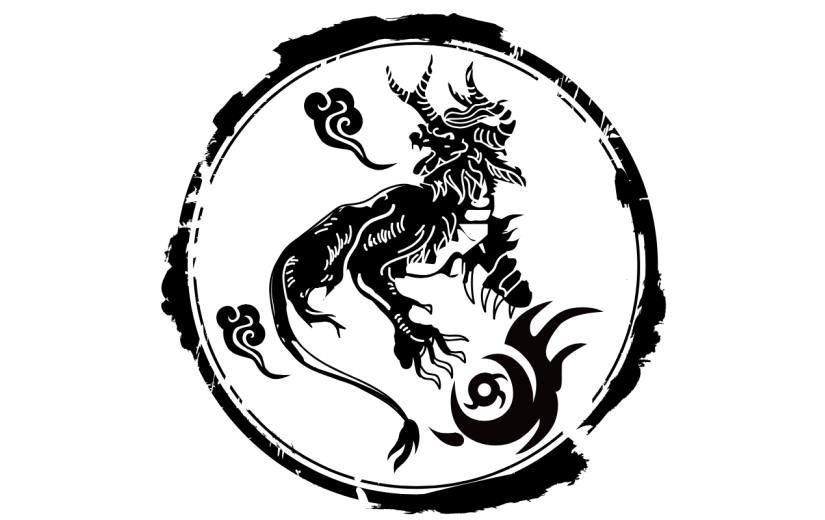 手绘-传统图腾贴纸