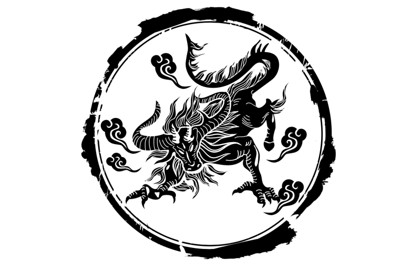 手绘-传统图腾贴纸