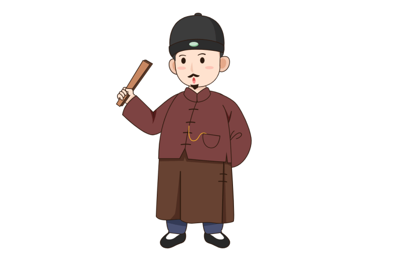 手绘民国先生元素2