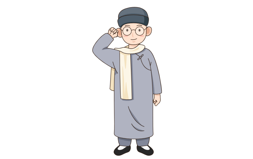 手绘民国先生元素3