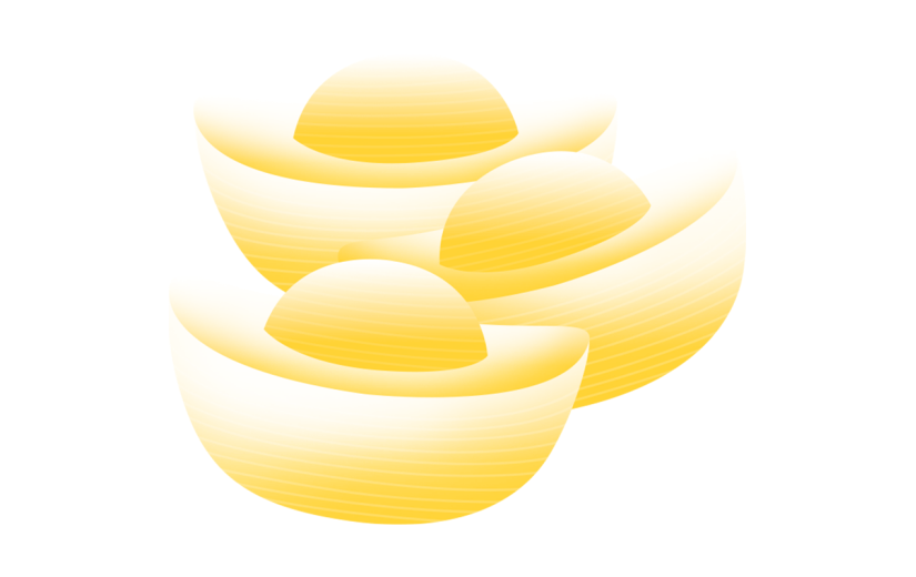 渐变剪影-通用装饰元素-元宝