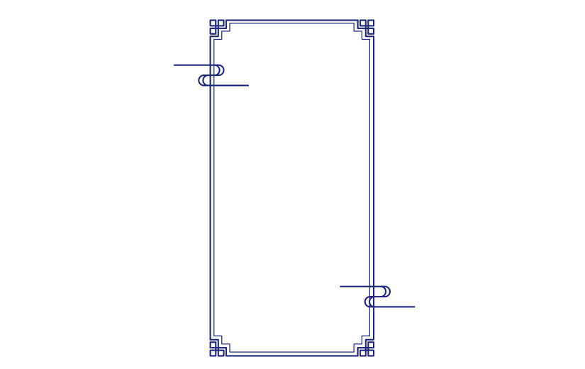 手绘中式祥云元素