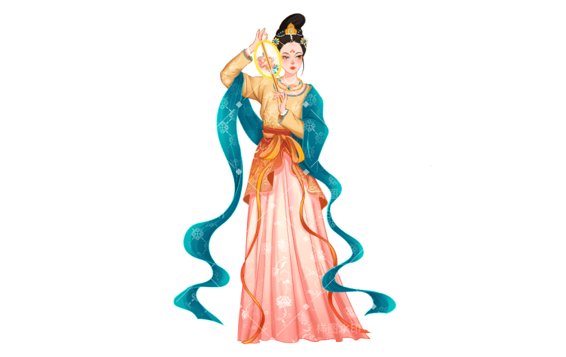 中国风-人物插画-古风人物