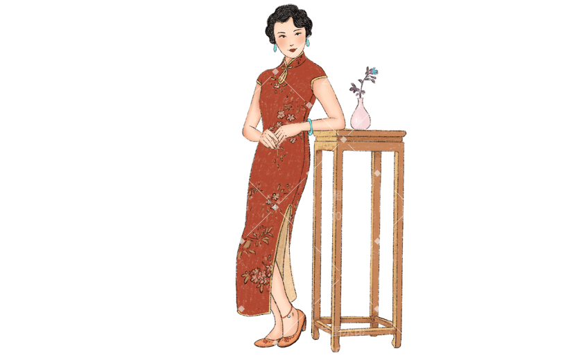 手绘肌理-复古元素