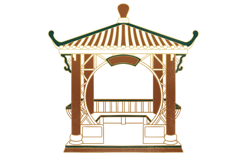 手绘-新中式建筑元素