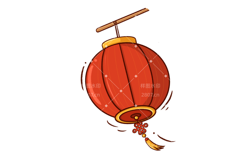 手绘-喜庆新年专题贴纸18