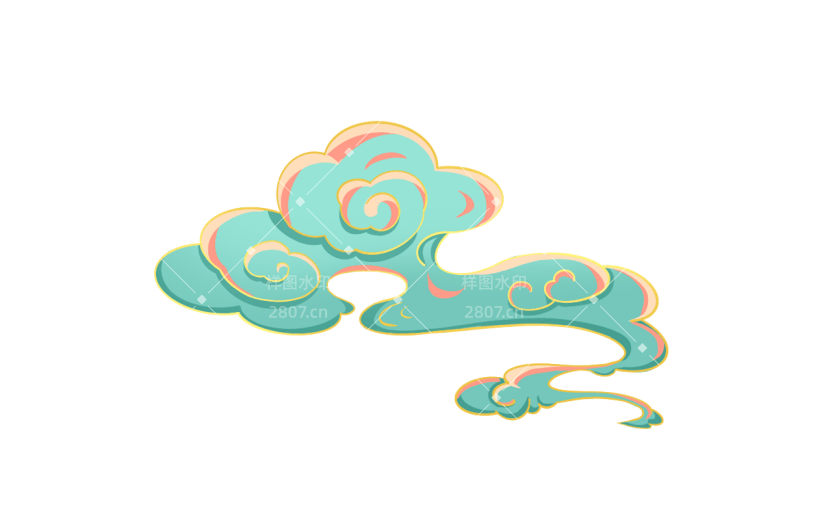 通用中国风国潮祥云免抠元素素材