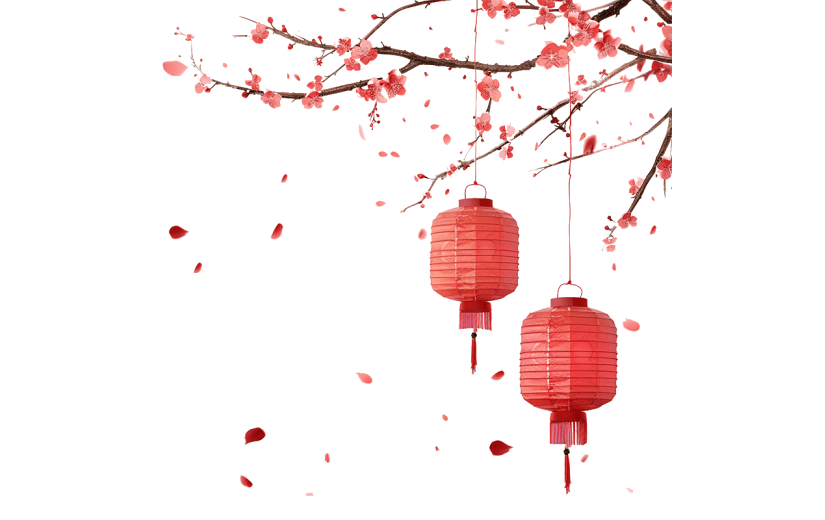 中国风通用插画灯笼元素素材