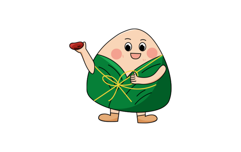 卡通感端午节粽子元素贴纸