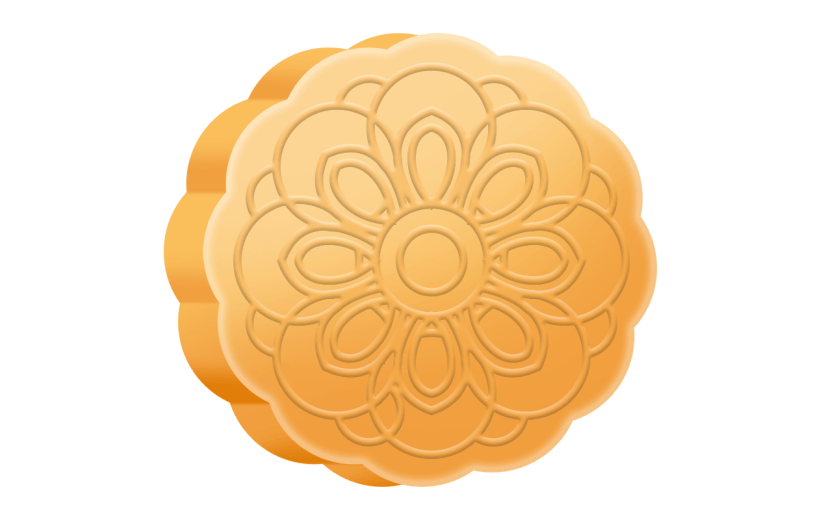 月饼中国风中秋节元素贴纸