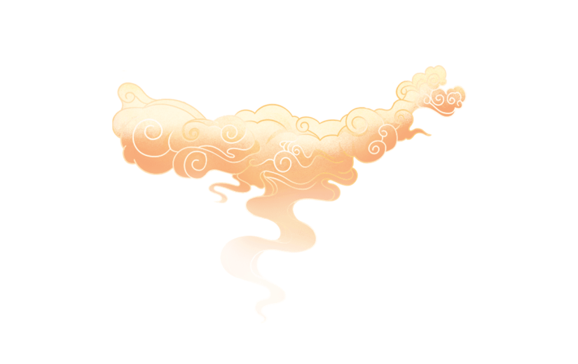 中国风祥云纹理插画元素