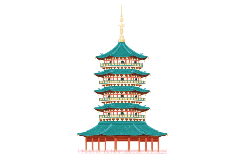 中国风-传统建筑-雷峰塔