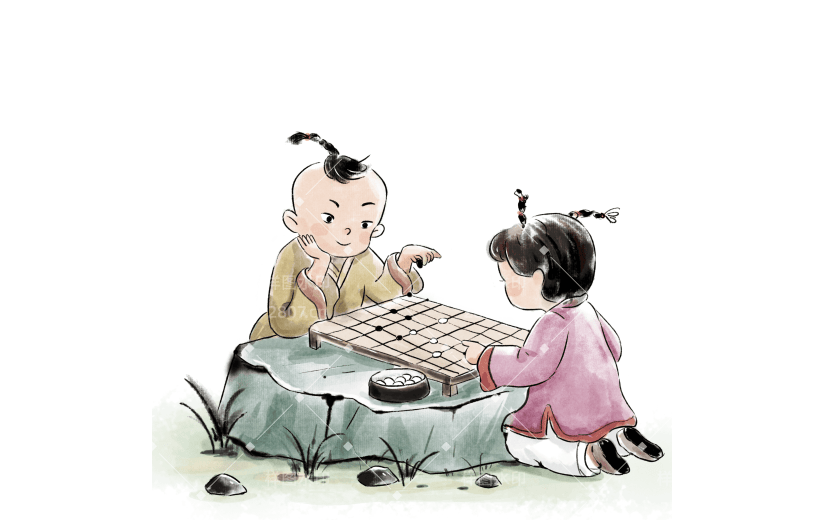 国学场景大尺寸贴纸2