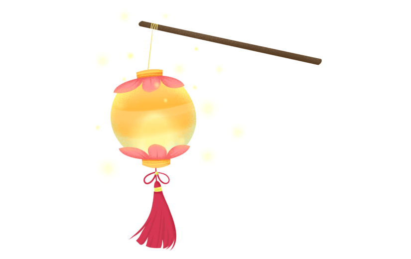 中国风中秋节氛围贴纸