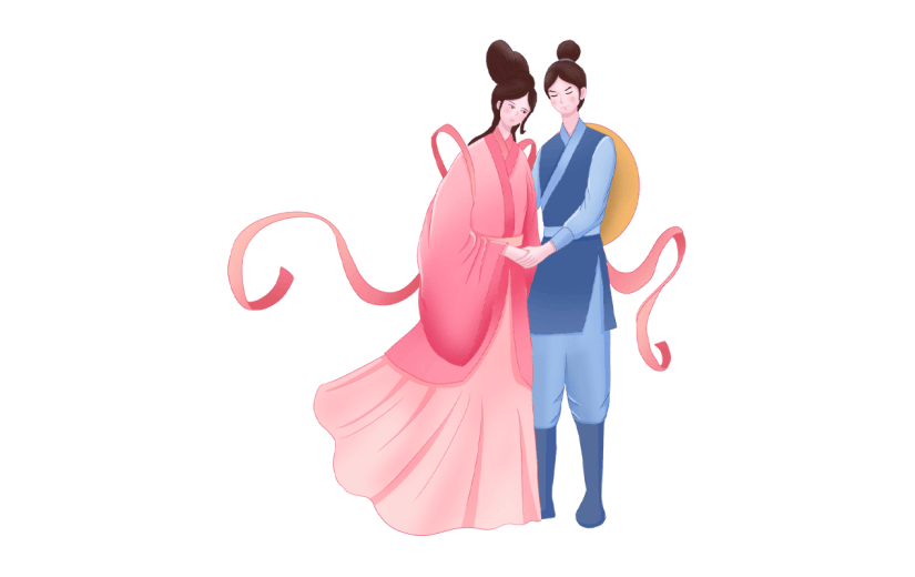七夕情人节牛郎织女人物