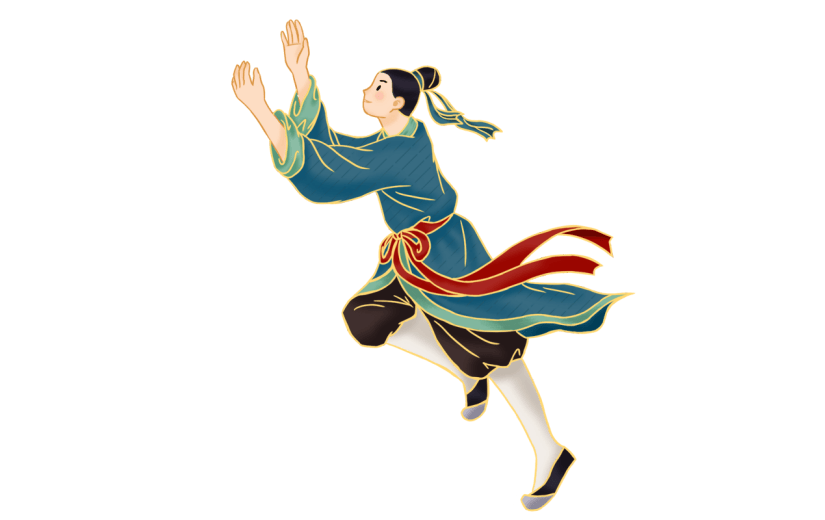 金边中国风七夕节元素贴纸8