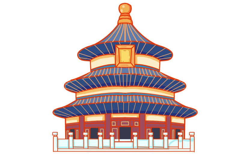 卡通风旅行主题氛围贴纸