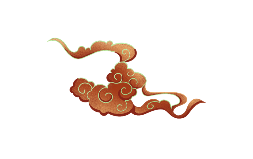 通用中国风中式敦煌云朵元素素材