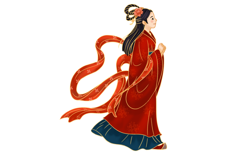 金边中国风七夕节元素贴纸6