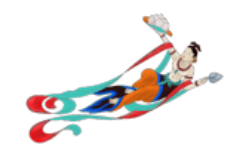 古风飞天仕女素材