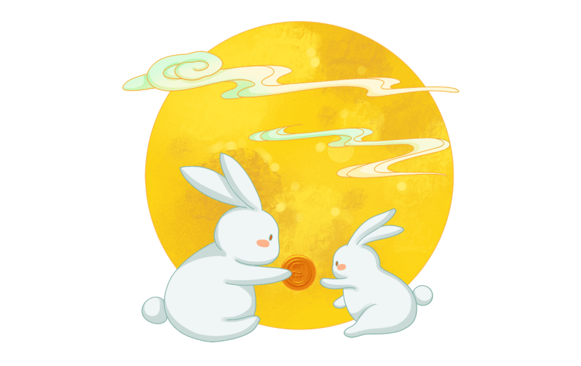 【微商】中秋祝福方向手绘