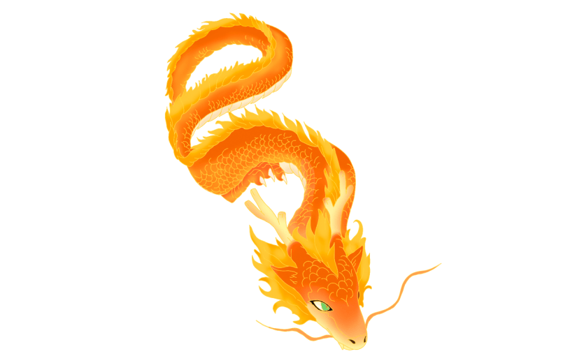 手绘风-端午节贴纸-龙