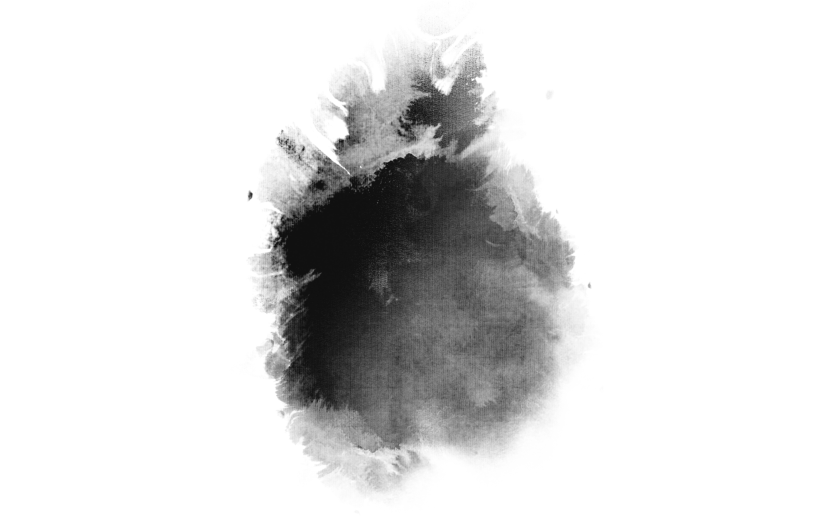 简约中国风水墨渐变插画