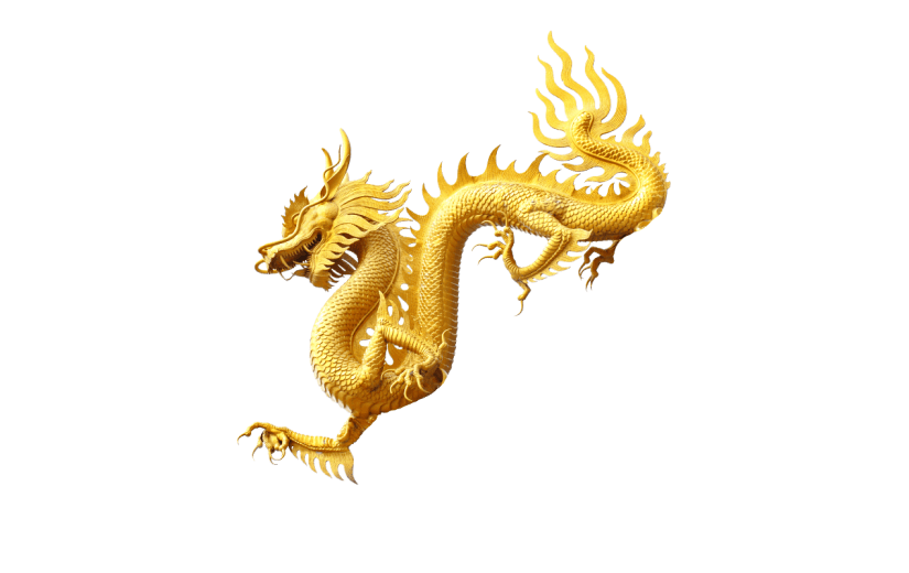 龙年春节新年过年新春生肖龙元素