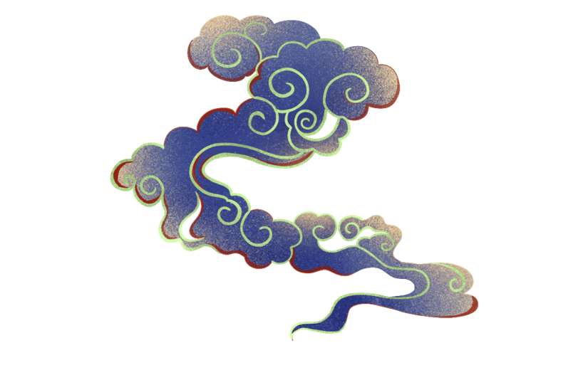 通用中国风中式敦煌云朵元素素材