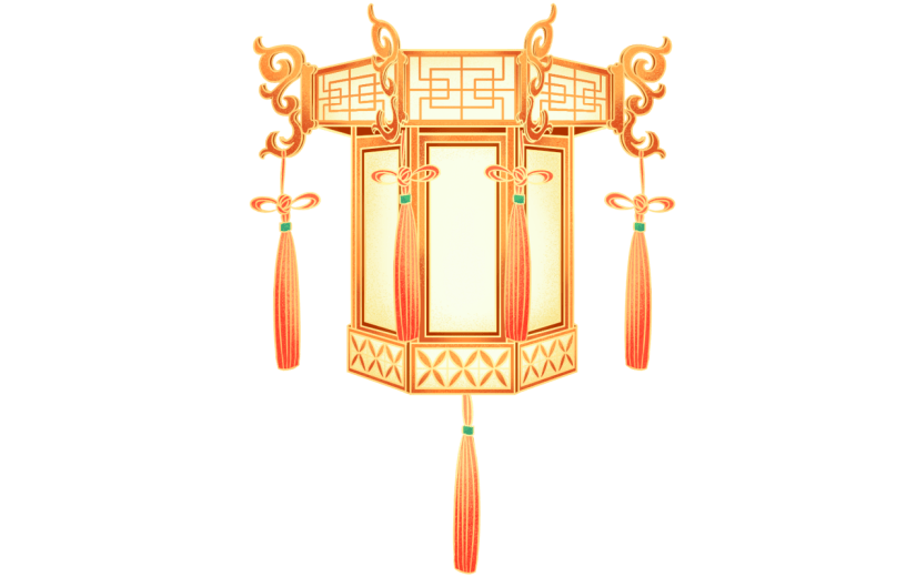 国潮中国风春节元素贴纸
