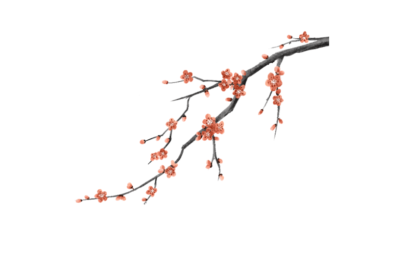 中国风梅花