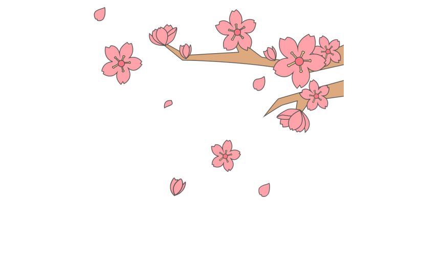 卡通感母亲节树枝元素贴纸