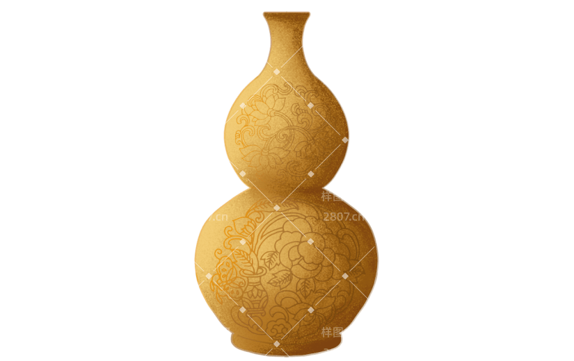 清明节中国风装饰贴纸-葫芦