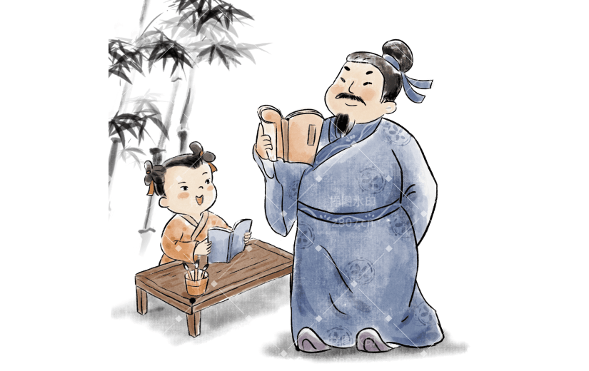 国学场景大尺寸贴纸2